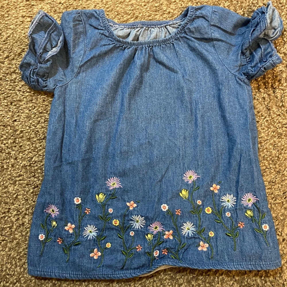 Toddler Girl flower shirt